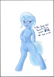 Size: 666x942 | Tagged: suggestive, artist:taggerung, banned from derpibooru, deleted from derpibooru, derpibooru import, pony, unicorn, bipedal, blushing, female, solo, solo female