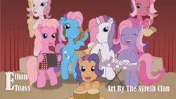 Size: 848x478 | Tagged: safe, artist:php86, banned from derpibooru, deleted from derpibooru, derpibooru import, cheerilee (g3), pinkie pie (g3), rainbow dash (g3), scootaloo (g3), starsong, sweetie belle (g3), toola roola, pony, core seven, g3, youtube link