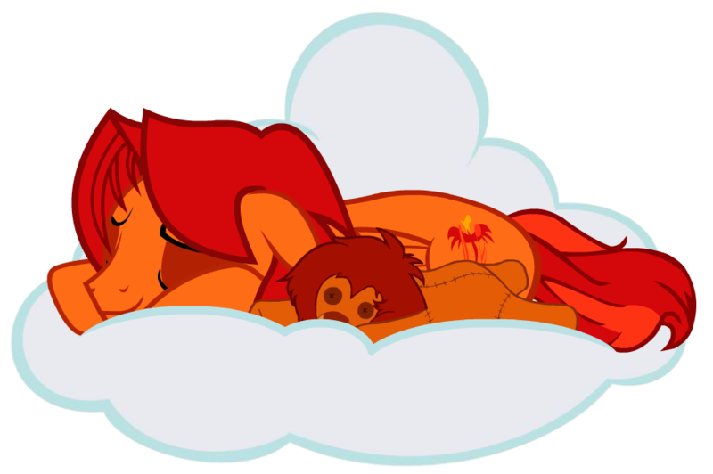 Size: 940x625 | Tagged: safe, artist:goldenfoxda, banned from derpibooru, deleted from derpibooru, derpibooru import, oc, oc:golden fox, unofficial characters only, big cat, lion, cloud, plushie, simple background, sleeping, transparent background, vector