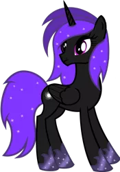 Size: 1280x1824 | Tagged: safe, artist:fletcherthehuntress, banned from derpibooru, deleted from derpibooru, derpibooru import, oc, oc:indigo dawn, unofficial characters only, alicorn, pony, female, mare, simple background, solo, transparent background