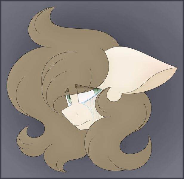 Size: 1377x1340 | Tagged: safe, artist:prettyboyace, banned from derpibooru, deleted from derpibooru, derpibooru import, oc, oc:dakota, unofficial characters only, earth pony, pony, bust, crying, male, portrait, sad, solo