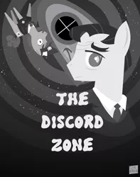 Size: 850x1080 | Tagged: safe, artist:ginkadia, banned from derpibooru, deleted from derpibooru, derpibooru import, ponified, pony, male, monochrome, stallion, the twilight zone, upside down