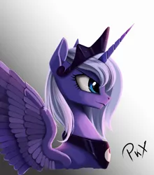 Size: 1119x1272 | Tagged: safe, artist:ponykillerx, banned from derpibooru, deleted from derpibooru, derpibooru import, princess luna, alicorn, pony, s1 luna, solo