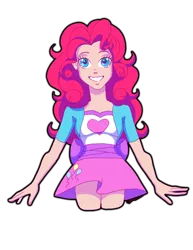 Size: 1024x1325 | Tagged: safe, artist:xxcommandershepardxx, banned from derpibooru, deleted from derpibooru, derpibooru import, pinkie pie, human, equestria girls, beautiful, female, human coloration, human female, simple background, smiling, solo, transparent background