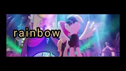 Size: 1280x720 | Tagged: safe, banned from derpibooru, deleted from derpibooru, derpibooru import, my little pony: the movie, rainbow (song), sia (singer), song