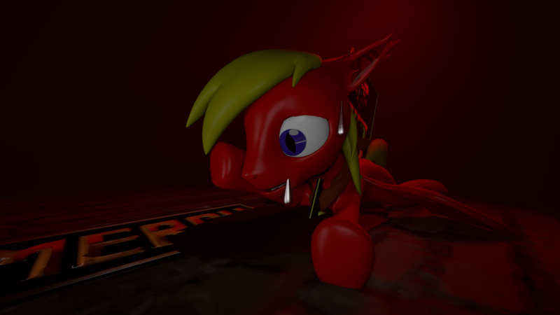 Size: 1280x720 | Tagged: suggestive, banned from derpibooru, deleted from derpibooru, derpibooru import, oc, oc:steelhoof, unofficial characters only, dragon, pony, 3d, blood, dying, fight, injured, logma, mercy, overwatch, regret, solo, sorry, source filmmaker, stab, stabbed, swimming pool, undertale