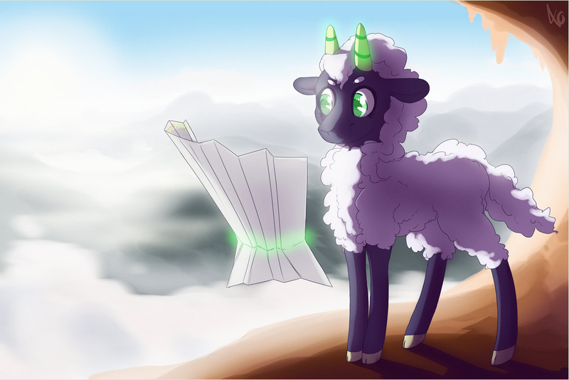 Size: 1096x732 | Tagged: safe, artist:zaldia-mavi, banned from derpibooru, deleted from derpibooru, derpibooru import, oc, oc:soft cloud, unofficial characters only, sheep, image, png, solo