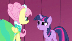 Size: 848x480 | Tagged: safe, banned from derpibooru, deleted from derpibooru, derpibooru import, screencap, bon bon, derpy hooves, fluttershy, lemon hearts, lyra heartstrings, rarity, sweetie drops, twilight sparkle, pony, green isn't your color, alternate hairstyle, animated, background pony, clothes, dress, magic, music, sound, webm