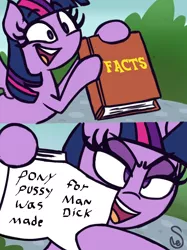 Size: 760x1015 | Tagged: suggestive, artist:quarium edits, banned from derpibooru, deleted from derpibooru, derpibooru import, twilight sparkle, alicorn, bronybait, ed edd n eddy, exploitable meme, image macro, meme, twilight's fact book, twilight sparkle (alicorn)