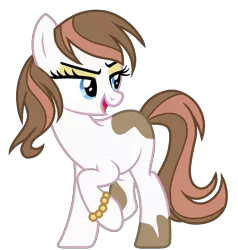 Size: 1169x1229 | Tagged: safe, artist:berrypunchrules, banned from derpibooru, deleted from derpibooru, derpibooru import, oc, unofficial characters only, earth pony, pony, jewelry, pinto, simple background, solo, transparent background