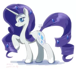 Size: 1150x1050 | Tagged: safe, artist:fromamida, banned from derpibooru, deleted from derpibooru, derpibooru import, rarity, unicorn, leak, female, g5, gem, generation leap, mare, simple background, solo