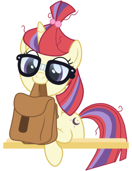 Size: 2410x3110 | Tagged: safe, artist:torvusil, banned from derpibooru, deleted from derpibooru, derpibooru import, moondancer, pony, unicorn, bag, cute, dancerbetes, digital art, female, happy, high res, mare, saddle bag, simple background, smiling, solo, to saddlebags and back again, transparent background, wide eyes