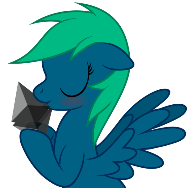Size: 4000x4000 | Tagged: safe, artist:waveywaves, banned from derpibooru, deleted from derpibooru, derpibooru import, oc, oc:emerald, unofficial characters only, cargo ship, ethereum, kissing, shipping, simple background, solo, transparent background, vector