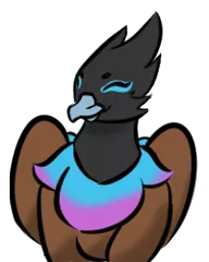 Size: 200x250 | Tagged: safe, artist:tartsarts, banned from derpibooru, deleted from derpibooru, derpibooru import, oc, unofficial characters only, gryphon, bust, commission, portrait, solo