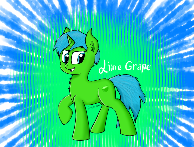 Size: 1446x1102 | Tagged: safe, artist:firelight_thunderlane, banned from derpibooru, deleted from derpibooru, derpibooru import, oc, unofficial characters only, pony, unicorn, chest fluff, ear fluff, grin, raised hoof, smiling, solo