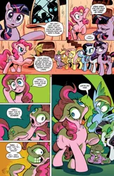 Size: 665x1024 | Tagged: safe, banned from derpibooru, deleted from derpibooru, derpibooru import, idw, applejack, fluttershy, pinkie pie, rainbow dash, rarity, spike, undead, zombie, spoiler:comic, comic, facehoof, idw official comic: issue 1, issue 1, official comic