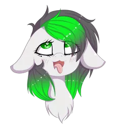 Size: 1946x2121 | Tagged: suggestive, artist:mimihappy99, banned from derpibooru, deleted from derpibooru, derpibooru import, oc, oc:wubsy, unofficial characters only, earth pony, pony, ahegao, blushing, bust, female, floppy ears, heart eyes, mare, open mouth, simple background, solo, tongue out, transparent background, wingding eyes