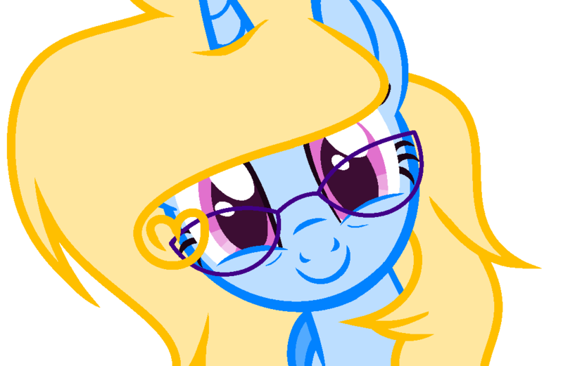 Size: 1056x688 | Tagged: safe, artist:diamond-chiva, banned from derpibooru, deleted from derpibooru, derpibooru import, oc, oc:love shield twinkle, pony, unicorn, bust, female, glasses, mare, portrait, simple background, solo, transparent background