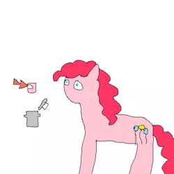 Size: 512x512 | Tagged: safe, artist:dellovan, banned from derpibooru, deleted from derpibooru, derpibooru import, pinkie pie, magic duel, 1000 hours in ms paint, digital art, ms paint, recycle bin, sketch