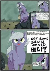 Size: 1653x2338 | Tagged: safe, artist:yzaicreates, banned from derpibooru, deleted from derpibooru, derpibooru import, limestone pie, maud pie, earth pony, pony, the maud couple, advice, comic, depression, duo, duo female, female, pie sisters, public service announcement, siblings, sisters