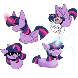 Size: 1024x1024 | Tagged: safe, artist:sadhaus, banned from derpibooru, deleted from derpibooru, derpibooru import, twilight sparkle, alicorn, worm, worm pony, simple background, solo, species swap, sunglasses, twilight sparkle (alicorn), twiworm, white background