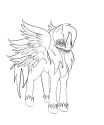 Size: 1000x1200 | Tagged: safe, artist:nopony, banned from derpibooru, deleted from derpibooru, derpibooru import, oc, unofficial characters only, original species, 6 wings, creepy, devorantem