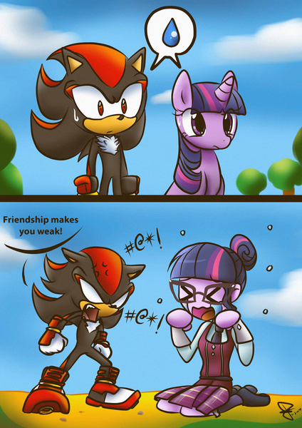 Sonic and Shadow in Equestria - Fimfiction