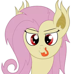 Size: 3000x3000 | Tagged: suggestive, artist:mihaynoms, banned from derpibooru, deleted from derpibooru, derpibooru import, fluttershy, bat pony, pony, bat ponified, digital art, flutterbat, hungry, licking, licking lips, race swap, simple background, solo, teasing, tongue out, transparent background