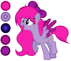 Size: 1804x1540 | Tagged: safe, artist:diamond-chiva, banned from derpibooru, deleted from derpibooru, derpibooru import, oc, oc:musical star, pegasus, pony, bow, female, hair bow, mare, reference sheet, simple background, solo, transparent background