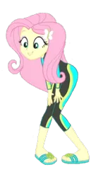 Size: 422x725 | Tagged: safe, banned from derpibooru, deleted from derpibooru, derpibooru import, edit, edited screencap, editor:i-mlp2020, screencap, fluttershy, aww... baby turtles, equestria girls, equestria girls series, background removed, clothes, feet, flip-flops, not a vector, sandals, simple background, solo, swimsuit, transparent background, wetsuit