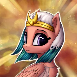Size: 3000x3000 | Tagged: safe, artist:conniethecasanova, artist:setharu, banned from derpibooru, deleted from derpibooru, derpibooru import, edit, somnambula, pegasus, pony, daring done?, female, high, looking at you, mare, solo