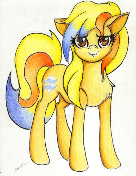 Size: 2455x3169 | Tagged: safe, artist:luxiwind, banned from derpibooru, deleted from derpibooru, derpibooru import, oc, oc:mist dust, earth pony, pony, female, mare, solo, traditional art