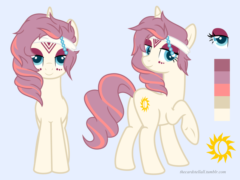 Size: 5567x4183 | Tagged: safe, artist:temp, banned from derpibooru, deleted from derpibooru, derpibooru import, oc, oc:cosmic latte, pony, unicorn, absurd resolution, bandana, beads, female, mare, solo, vector