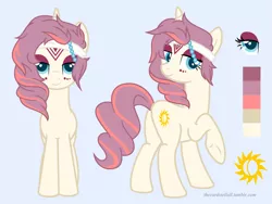 Size: 5567x4183 | Tagged: safe, artist:temp, banned from derpibooru, deleted from derpibooru, derpibooru import, oc, oc:cosmic latte, pony, unicorn, absurd resolution, bandana, beads, female, mare, solo, vector