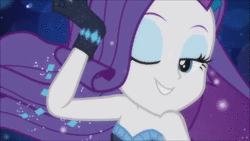 Size: 1280x720 | Tagged: safe, banned from derpibooru, deleted from derpibooru, derpibooru import, edit, screencap, rarity, human, equestria girls, equestria girls series, the other side, animated, battle for sugar belle, beach, beautiful, implied feather bangs, music, solo, sound, webm