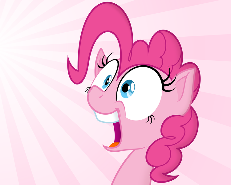 Size: 5000x4000 | Tagged: safe, artist:zutheskunk, banned from derpibooru, deleted from derpibooru, derpibooru import, pinkie pie, earth pony, pony, absurd resolution, female, mare, open mouth, smiling, solo, vector