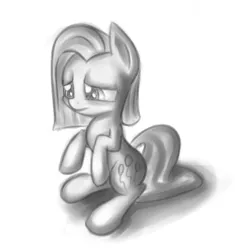 Size: 1585x1687 | Tagged: safe, artist:handsockz, banned from derpibooru, deleted from derpibooru, derpibooru import, pinkie pie, monochrome, pinkamena diane pie, sad