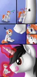 Size: 2000x4099 | Tagged: suggestive, artist:prismawatercolor, banned from derpibooru, deleted from derpibooru, derpibooru import, oc, oc:angelofdeathpony, oc:manupone, unofficial characters only, pegasus, pony, comic, commission, fetish, imminent vore, kitchen eyes, levitation, magic, male, micro, telekinesis