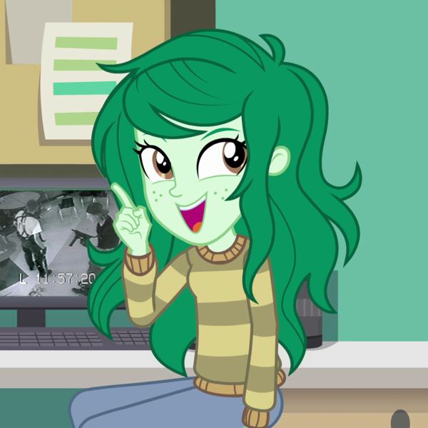 Size: 1024x1024 | Tagged: semi-grimdark, artist:c00lguy, banned from derpibooru, deleted from derpibooru, derpibooru import, edit, edited screencap, screencap, wallflower blush, equestria girls, equestria girls series, forgotten friendship, columbine, dylan klebold, edgy, eric harris, exploitable meme, female, happy, meme, pointing, school shooting, schoolshooter blush, shitposting, sitting, solo, this will end in school shooting, we are going to hell, weapon