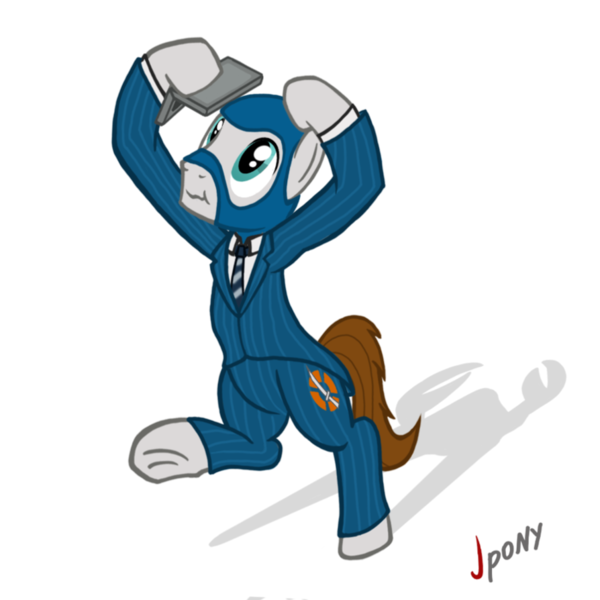 Size: 894x894 | Tagged: safe, artist:mr-spider-the-bug, banned from derpibooru, deleted from derpibooru, derpibooru import, ponified, pony, crossover, scrunchy face, spy, spycrab, team fortress 2