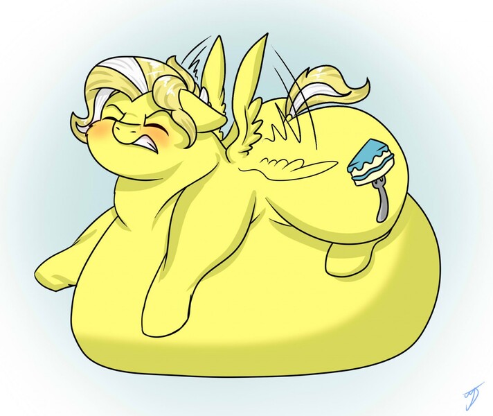 Size: 1280x1078 | Tagged: questionable, artist:buttercream pony, banned from derpibooru, deleted from derpibooru, derpibooru import, oc, oc:buttercream, pegasus, pony, belly, belly bed, bhm, big, big belly, fat, flapping wings, grounded, helpless, huge belly, immobile, impossibly large belly, loaded, male, morbidly obese, obese, solo, struggling, stuffed, wings