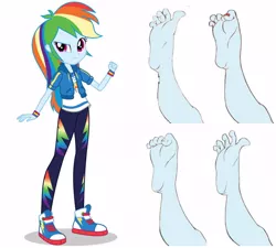 Size: 1000x900 | Tagged: suggestive, artist:jacobbellwood1992, banned from derpibooru, deleted from derpibooru, derpibooru import, rainbow dash, equestria girls, ariel, clothes, converse, feet, fetish, foot fetish, foot focus, shoes, sneakers, the little mermaid