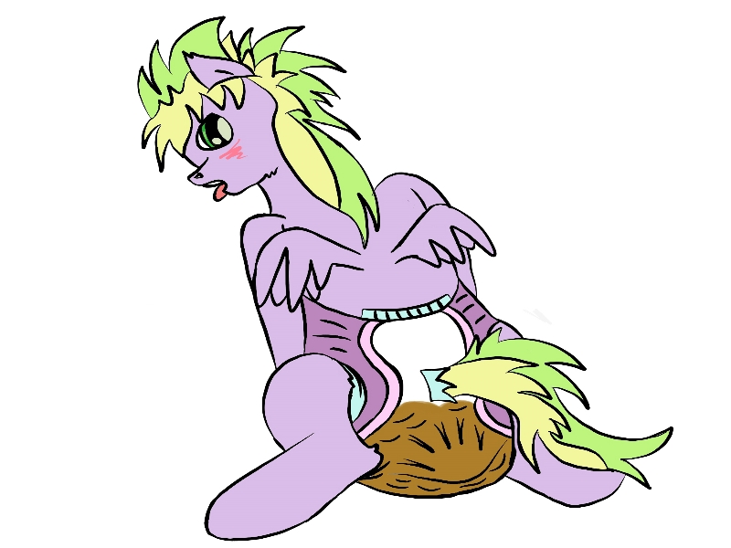 Size: 800x600 | Tagged: questionable, banned from derpibooru, deleted from derpibooru, derpibooru import, oc, abdl, diaper, diaper fetish, diaper pony, fetish, image, jpeg, lavender, mess, messing, messy, messy diaper