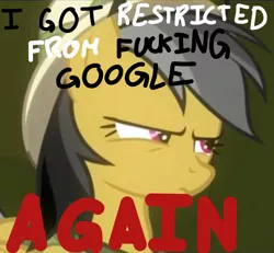 Size: 1117x1031 | Tagged: safe, banned from derpibooru, deleted from derpibooru, derpibooru import, daring do, pegasus, pony, hat, pith helmet, seriously, vulgar