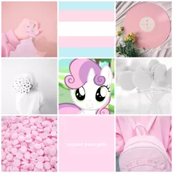 Size: 1920x1920 | Tagged: safe, artist:s1nb0y, banned from derpibooru, deleted from derpibooru, derpibooru import, sweetie belle, lgbt headcanon, moodboard, pink