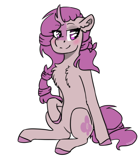 Size: 1280x1451 | Tagged: safe, artist:spoopygander, banned from derpibooru, deleted from derpibooru, derpibooru import, oc, unofficial characters only, hybrid, pony, unicorn, chest fluff, image, png, smiling, solo, tumblr upload