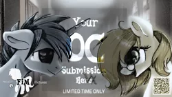 Size: 1920x1080 | Tagged: safe, artist:mysteriousshine, artist:voltexpixel, banned from derpibooru, deleted from derpibooru, derpibooru import, oc, oc:carolyn carino, oc:pony.voltexpixel.com, pegasus, pony, unicorn, commission, friendship, project fim pictures, qr code, submission, your character here