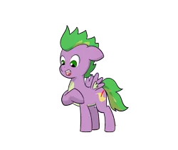 Size: 5256x4416 | Tagged: safe, artist:chedx, banned from derpibooru, deleted from derpibooru, derpibooru import, spike, ponified, pegasus, pony, comic:claws and hooves, cutie mark, foal, ponified spike, quill, scroll, shocked, species swap, wings
