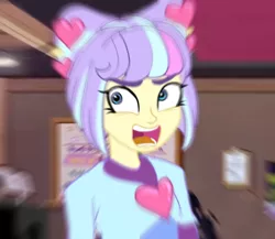 Size: 600x520 | Tagged: safe, artist:kul, banned from derpibooru, deleted from derpibooru, derpibooru import, supernova zap, equestria girls, equestria girls series, sunset's backstage pass!, spoiler:eqg series (season 2), blurry, meme, solo, su-z
