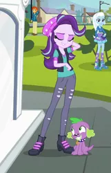 Size: 374x579 | Tagged: safe, artist:drewmwhit, artist:sketchmcreations, banned from derpibooru, deleted from derpibooru, derpibooru import, edit, edited screencap, screencap, spike, spike the regular dog, starlight glimmer, sunburst, trixie, dog, human, equestria girls, mirror magic, spoiler:eqg specials, clothes, cyoa, equestria girls-ified, female, lesbian, love triangle, male, shipping, sparlight, starburst, startrix, straight, unf, vector
